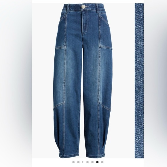 Wit & Wisdom Ab’Solution Skyrise Wide Leg Utility Jean Size 14 - Picture 17 of 17